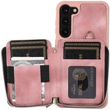 INORCO Ovitek za telefon Samsung Galaxy S23, reže za kartice z zadrgo, stojalo, usnjen ovitek TPU s trakovi, (22036842) | Shoptok.si