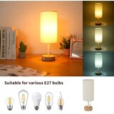  Brilagi - Stona lampa sa USB priključkom TABLON 1xE27/25W/230V hrast/bela/krem | Eponuda.com