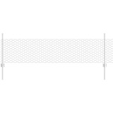  Ograje Posts 11 kos U-Kanal 60 cm Pocinkano jeklo, Šestkotna ograja 0,5x50 m Pocinkano jeklo | Shoptok.si