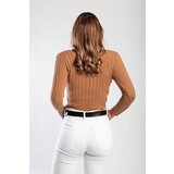 Fenzy Pletena Majica S Okruglim Izrezom, Boja Deve | shoptok.hr