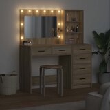  Toaletni stol Smeđa 78.5 x 41 x 135 cm Konstruirano drvo | shoptok.hr
