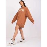 FANCY Sweatshirt-FA-BL-7649.85P-light brown | Shoptok.si