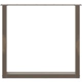  Noge za blagovaonski stol U-oblik 2 kom Prirodni čelik 90 x (72-73) cm Čelik | shoptok.hr