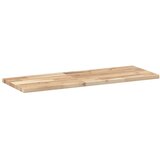  Plutajuće police 4 kom 100x30x2 cm Neobrađeno puno drvo akacije | Shoptok.si