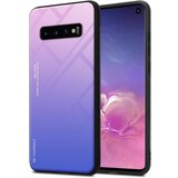 Cadorabo Ohišje, združljiv s Samsungom v roza - modri - dvobarvni zaščitni pokrov iz silikona TPU in hrbta iz kaljenega stekla, (20570148) Cene