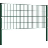 Ogradni panel sa stupovima od željeza 1730x80 cm zeleni - 1 1730 cm 80 cm | shoptok.hr