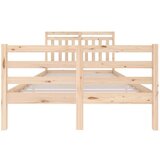 Posteljni okvir iz trdnega lesa 120x200 cm, (20646444) | Shoptok.si