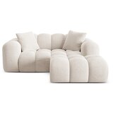 Cosmopolitan Design Krem kutna garnitura od šenila (s desnim kutom/s ležaljkom) Treno – | shoptok.hr