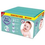 Evy Baby Pelene za bebe Box 4 Maxi 7 - 18kg, 84kom, 3u1 | Eponuda.com