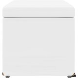  Stolica Bijelo 81 x 41 x 40 cm Umjetna Koža i Fino Radeći Drvo | shoptok.hr