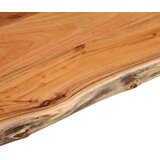 Stolna ploča 80x60x2,5 cm pravokutna bagremovo drvo živi rub | shoptok.hr