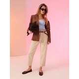 Sinsay Mom paperbag traperice s visokim strukom | shoptok.hr