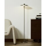 Kave Home Stoječa svetilka v srebrni barvi s kovinskim senčilom (višina 130 cm) Nuvira – | Shoptok.si