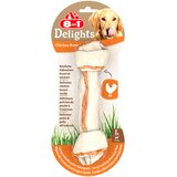  2 + 1 gratis! 3 x 8in1 pasji priboljški - Delights kosti za žvečenje piščanec: L, 3 x 85 g (3 kosi) | shoptok.hr