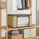  Kutija za pohranu s prozirnim bočnim oknom 6 pcs Krem - Krem 6 55 x 35 x 32 cm | shoptok.hr