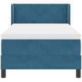  Krevet s opruga kutije Tamno plava 200 x 90 cm Baršun | shoptok.hr