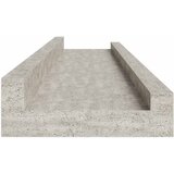  Zidne police 4 kom siva boja betona 80 x 9 x 3 cm | Eponuda.com