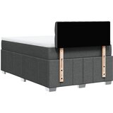  Krevet box spring s madracem tamnosivi 120 x 190 cm tkanina | shoptok.hr