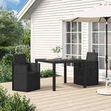  Vrtni jedilni stoli 2 pcs Antracit 53 x 47 x 88,5 cm PP, (5000285721) | Shoptok.si