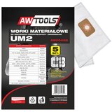 Awtools Vreči mikrovlaken nastavite 5pcs UM2, Makita VC2010/2511/2512/445/446, (21401301) Cene