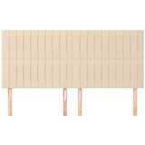  Uzglavlje krem boje 180x5x118/128 cm tkanina | shoptok.hr