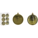 Molarem Home Set od 6 kuglica za božićno drvce – 8 cm, maslinasto zelena | shoptok.hr