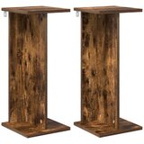  Stalak za biljke 2 pcs Dimljeni Hrast 25 x 25 5 x 60 5 cm | shoptok.hr