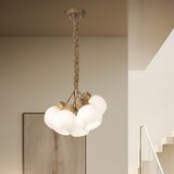  Visilica na sajli LOOMIS 5xE27/15W/230V 83 cm bež/hrast | Eponuda.com