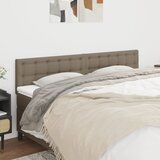  Uzglavlja smeđesiva 200x5x78/88 cm od tkanine | shoptok.hr
