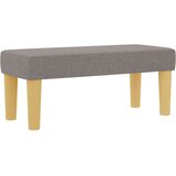 vidaXL krevet s kutijom s madracem i klupom taupe 90x190 cm tkanina | shoptok.hr