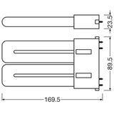  led fluorescentna cev 2G10/12W/230V 3000K - osram | Eponuda.com