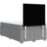  Krevet s oprugama i madracem svjetlosivi 120x190 cm od tkanine | shoptok.hr