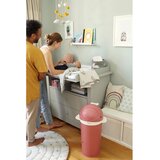 Kindsgut Temno rožnat plastičen koš za plenice 25 l Whale – | Shoptok.si