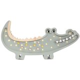 Little Lights stolna svjetiljka KROKODIL - khaki | shoptok.hr