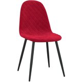  Jedilni stoli 4 kosi vinsko rdeč žamet | Shoptok.si
