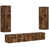 Set TV komoda Zidne 3 pcs Dimljeni hrast Konstruirano drvo | shoptok.hr