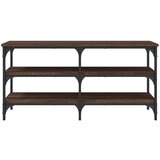 vidaXL Klop za čevlje rjavi hrast 100x38,5x49 cm inženirski les | Shoptok.si