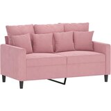  3-dijelni set sofa s jastucima ružičasti baršunasti | shoptok.hr