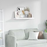  Polica na zidu Zidna montaža Bijeli mramor 90 x 23,5 x 3,8 cm | shoptok.hr