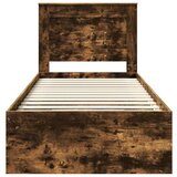  Konstrukcija postelje z vzglavjem Dimljeni oreh 90 x 200 cm, (5000104155) | Shoptok.si