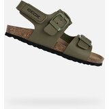 Geox Khaki Boys' Sandals Ghita - Boys Cene