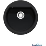 Sandonna Granitna sudopera LENA Ø51/44.5cm Crna mat Cene