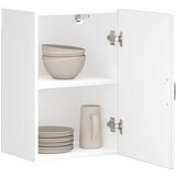 Maison Chic Kuhinjska stenska omarica - Kuhinjska omarica Lucca visok sijaj bela inženirski les iu662, (22063804) | Shoptok.si