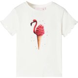 Dječja majica prljavo bijela boja 140 | shoptok.hr