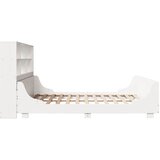 Krevet s regalom za knjige bez madraca bijeli 180x200cm od drva | Eponuda.com