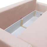 MID.YOU ZOFA S POSTELJNO FUNKCIJO, roza tekstil | Shoptok.si