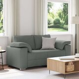 vidaXL Kauč Tamno siva Metal, drvo, Textilene 160x77x82 cm Izdržljivo | shoptok.hr