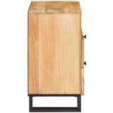  Noćni ormar Prirodna 50 x 33 x 60 cm Čvrsto drvo manga | shoptok.hr