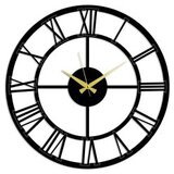 WALLXPERT dekorativni metalni zidni sat pari black | ePonuda.com