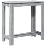 vidaXL Barska miza siva sonoma 102x50x103,5 cm inženirski les | Shoptok.si